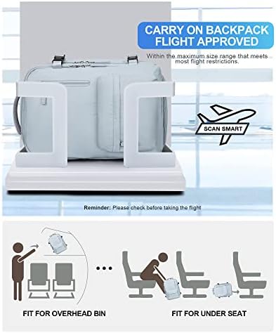 VGCUB Large Travel Backpack Bag for Women Men,Carry on Backpack,17 Inch Laptop Business Work Waterproof Backpack with Laptop Compartment,Person Item Flight Approved,Mochila de Viaje,Blue - Image 2