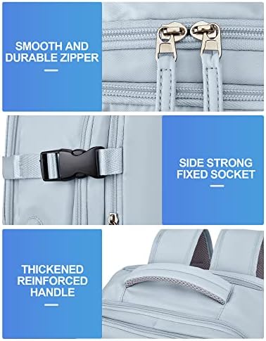 VGCUB Large Travel Backpack Bag for Women Men,Carry on Backpack,17 Inch Laptop Business Work Waterproof Backpack with Laptop Compartment,Person Item Flight Approved,Mochila de Viaje,Blue - Image 8