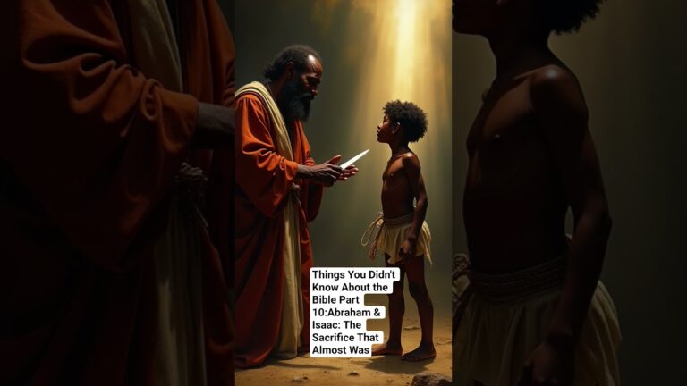 Things You Didn't Know About the Bible Part 10:Abraham & Isaac: The Sacrifice That Almost Was