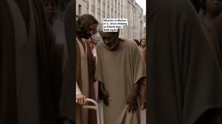 Miracles in Motion pt 2: Jesus Helping an Elderly Man Walk Again