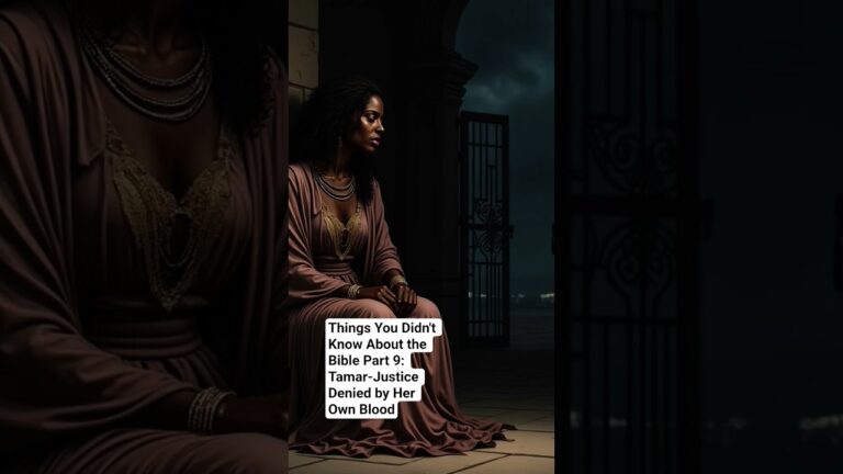 Things You Didn't Know About the Bible Part 9: Tamar-Justice Denied by Her Own Blood