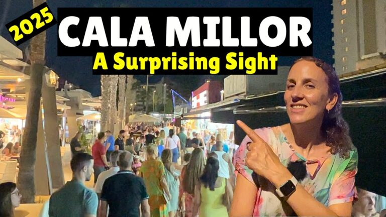 PACKED? CALA MILLOR at Night, Mallorca, August 2025