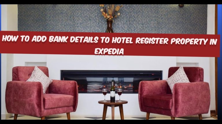 Add Bank Details on Expedia #2024 #Revenhub